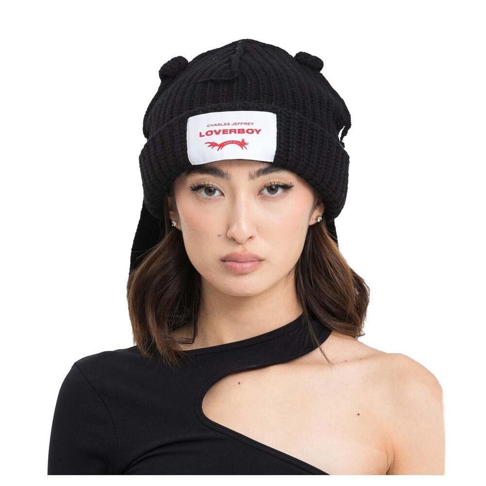 5919 Knitted Beanie Hat Cute Bunny Long Ear Hat Slouchy Cat Ear Hat Crochet
